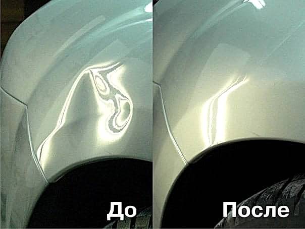 Сколько стоит вытянуть вмятину в Минске